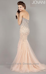 4 of 8 Jovani 6837 Blush/Silver