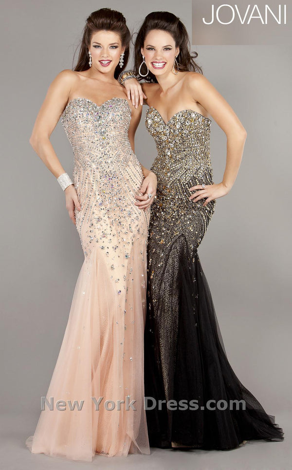 Jovani 6837 Blush/Silver