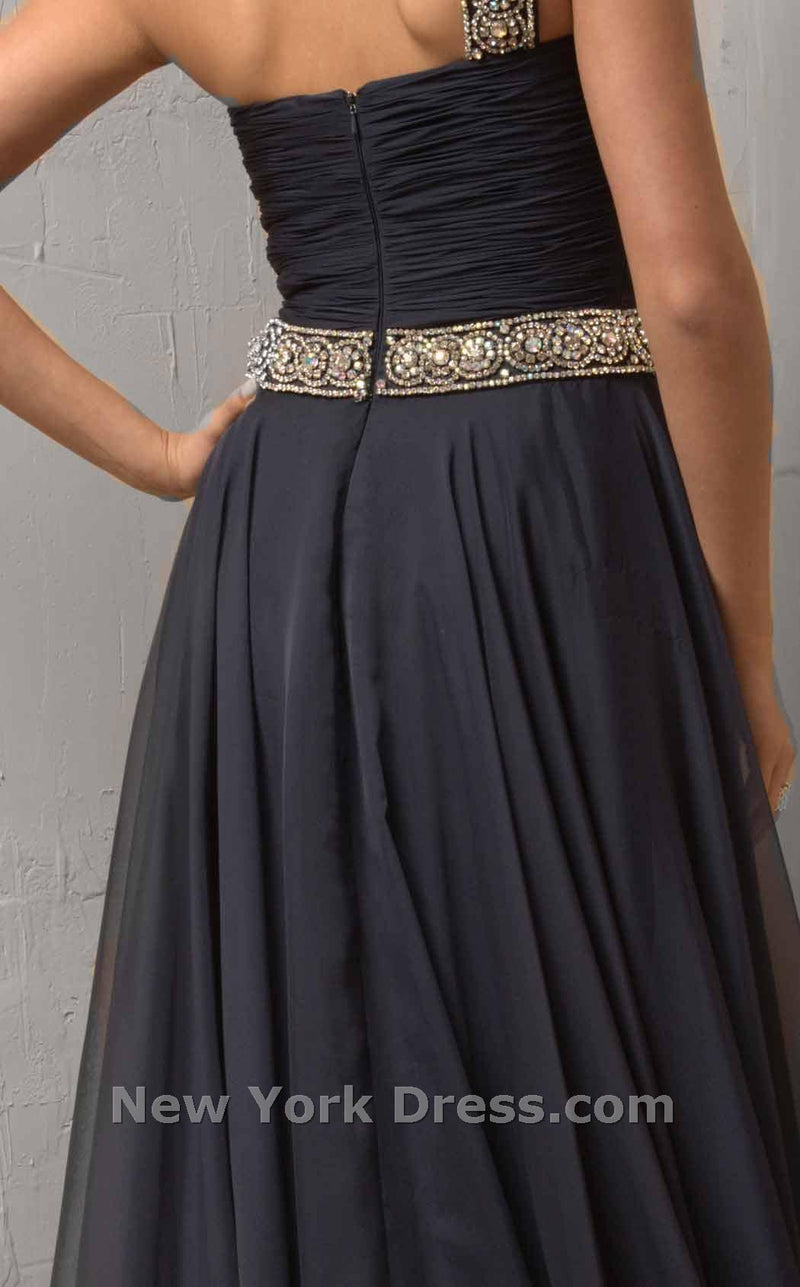 Jovani 6919 Navy/Silver