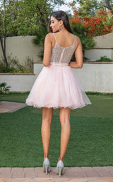 3 of 3 Dancing Queen 3313 Dress Rose-Gold