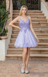 4 of 6 Dancing Queen 3315 Dress Lilac
