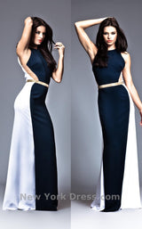 1 of 2 Nicole Bakti 334 Navy/White