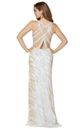 4 of 9 Primavera Couture 3417 Ivory/Gold