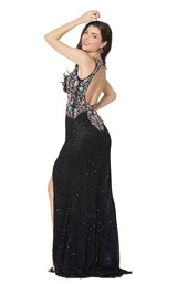 4 of 9 Primavera Couture 3426 Black Multi