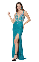 2 of 9 Primavera Couture 3426 Teal