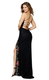 9 of 25 Primavera Couture 3427 Black Multi