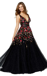 1 of 9 Primavera Couture 3437 Black Multi
