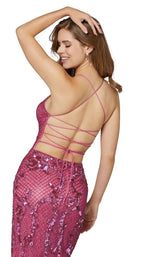 8 of 9 Primavera Couture 3444 Cranberry