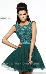 2 of 5 Sherri Hill 21167 Emerald