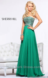 8 of 21 Sherri Hill 1539 Emerald