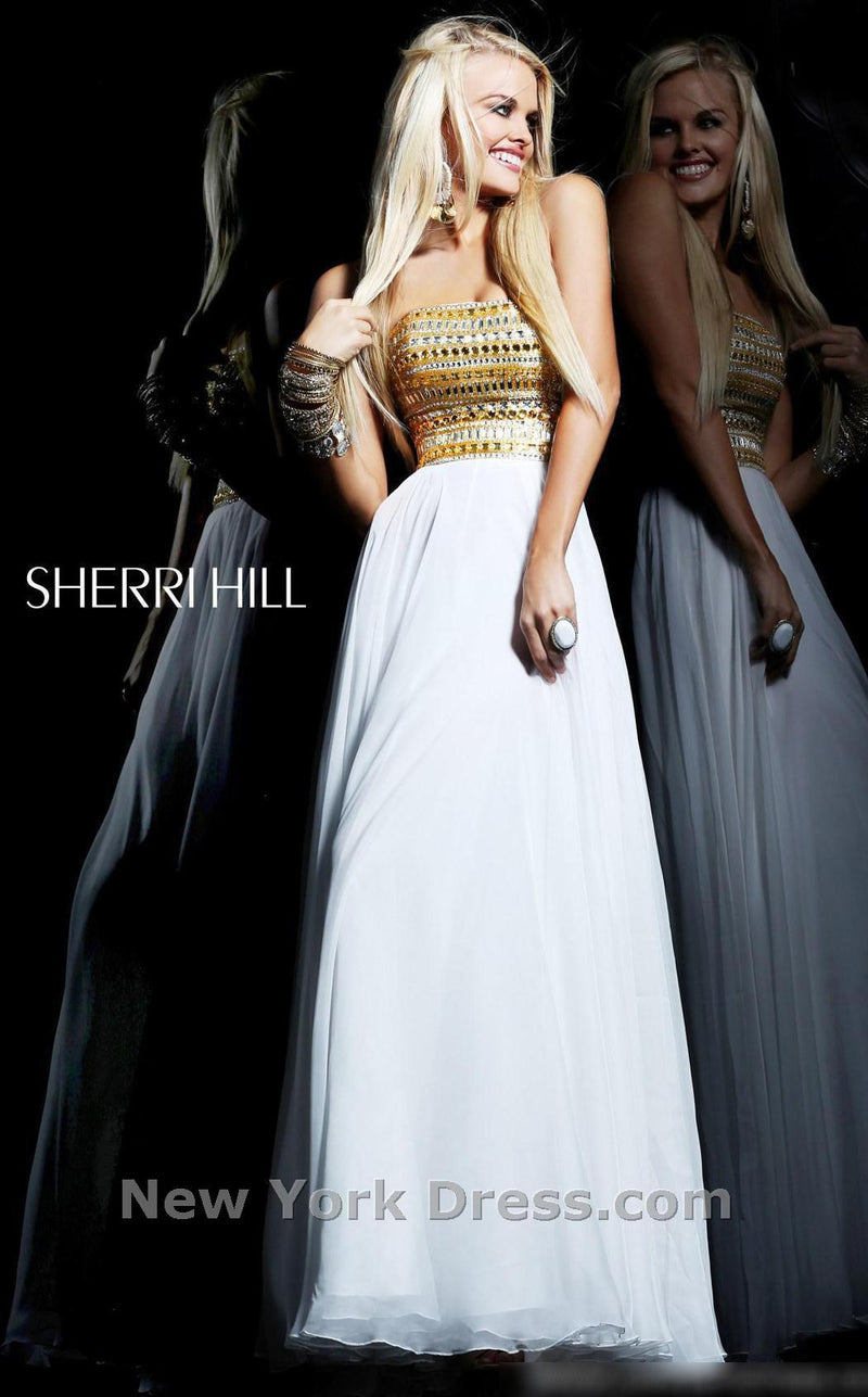 Sherri Hill 1539 Ivory/Gold