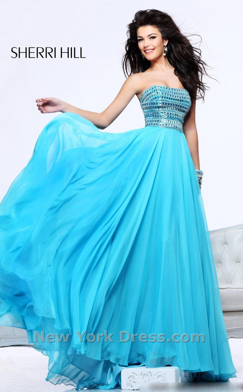 Sherri Hill 1539 Aqua