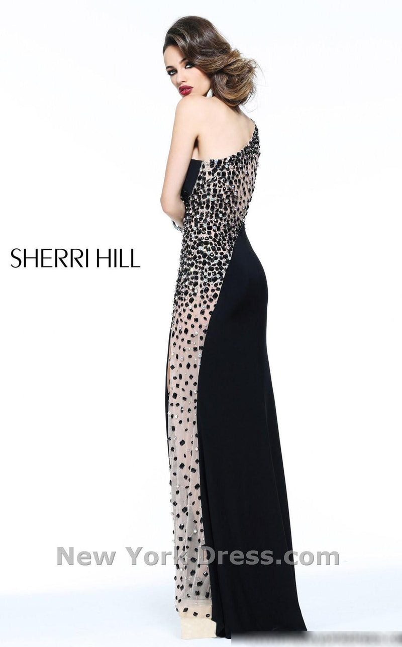 Sherri Hill 1540 Black/Nude