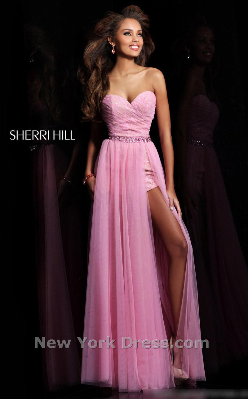 Sherri Hill 1544 Lilac/Nude