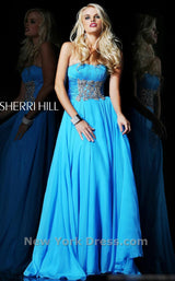 1 of 2 Sherri Hill 1549 True Blue