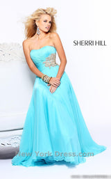 2 of 2 Sherri Hill 1556 Aqua