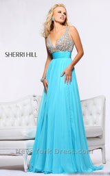 1 of 2 Sherri Hill 1563 Aqua