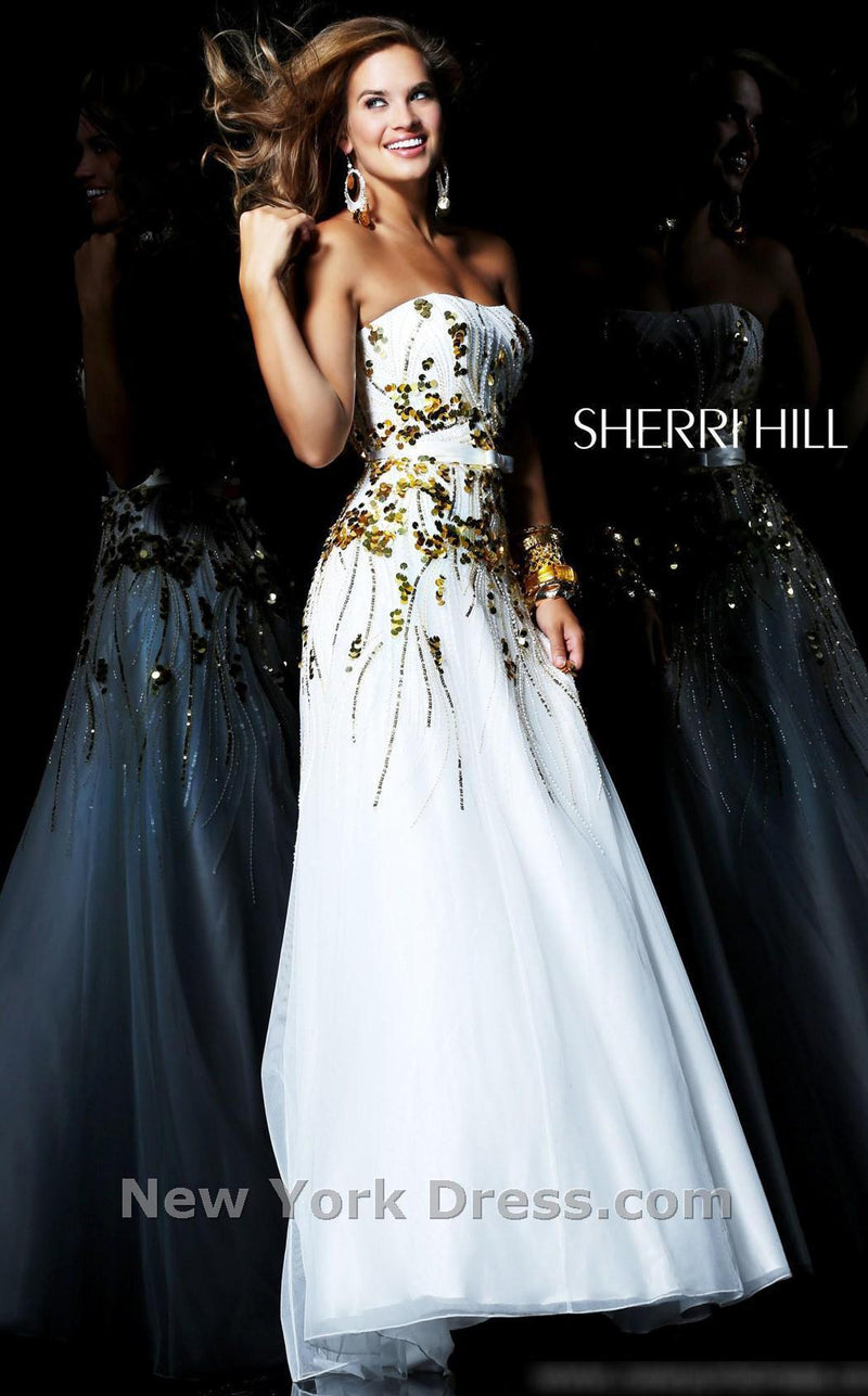 Sherri Hill 1566 Ivory/Nude