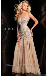 1 of 2 Sherri Hill 2972 Nude