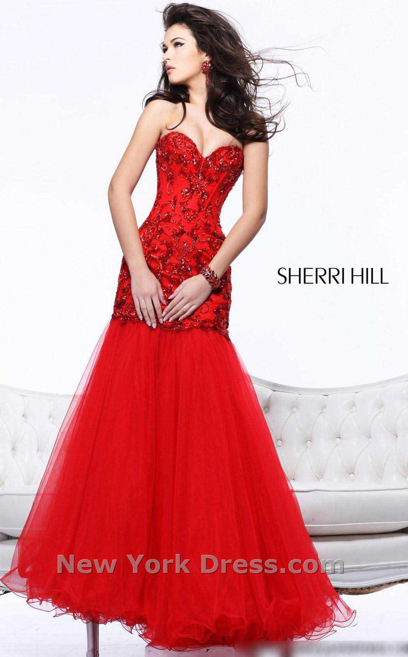 Sherri Hill 2974 Red