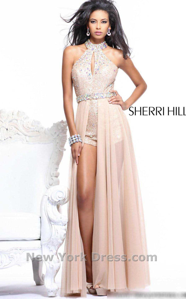 Sherri Hill 2975 Nude Multi