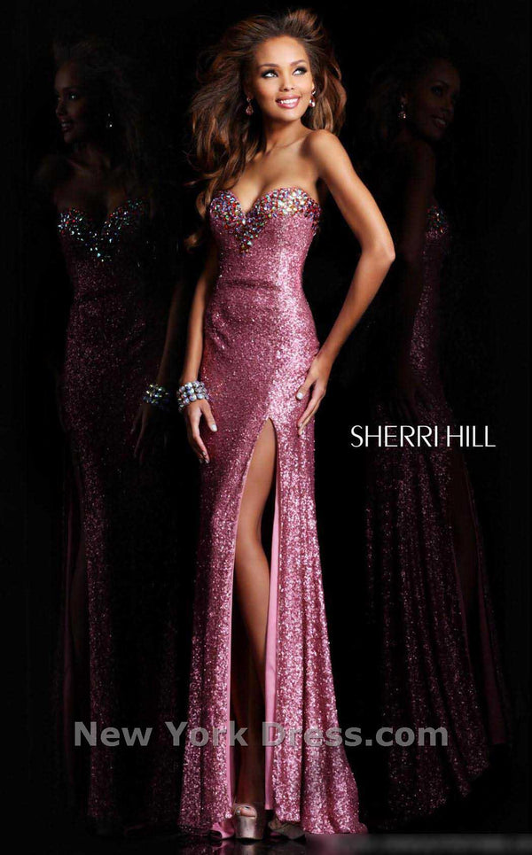 Sherri Hill 2977 Purple