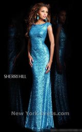 2 of 2 Sherri Hill 2978 Turquoise