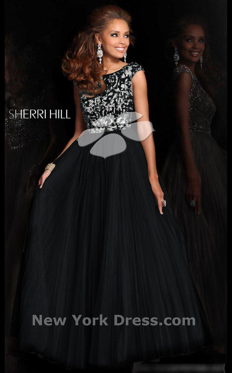 Sherri Hill 2984 Black/Silver