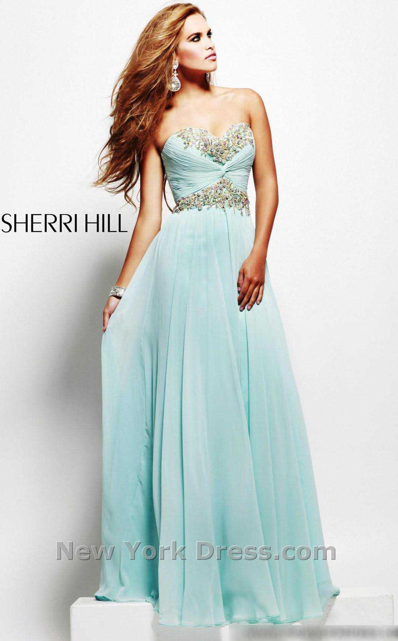 Sherri Hill 3859 Light Blue