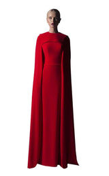 1 of 2 Edward Arsouni Couture SS0347 Red