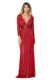 1 of 9 Primavera Couture 3494 Red