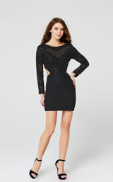 1 of 6 Primavera Couture 3501 Dress Black