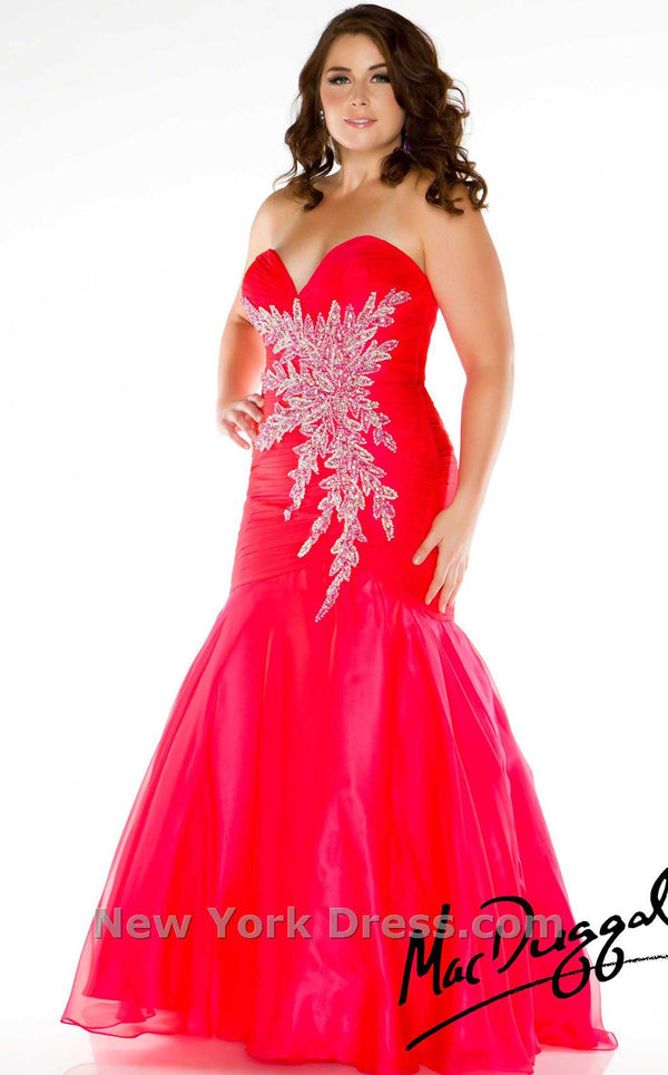 Mac Duggal 48010F Watermelon