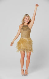 2 of 6 Primavera Couture 3502 Dress Gold