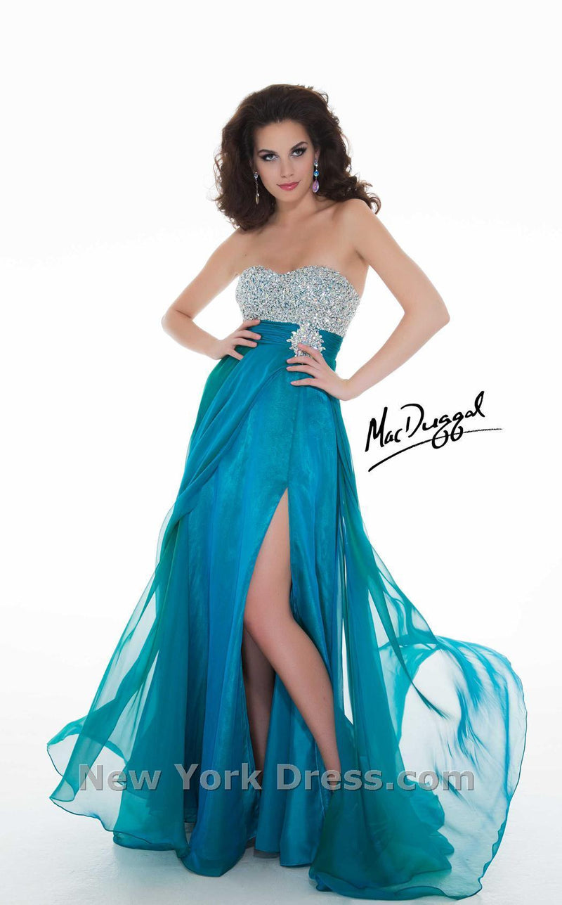 Mac Duggal 61207M Peacock