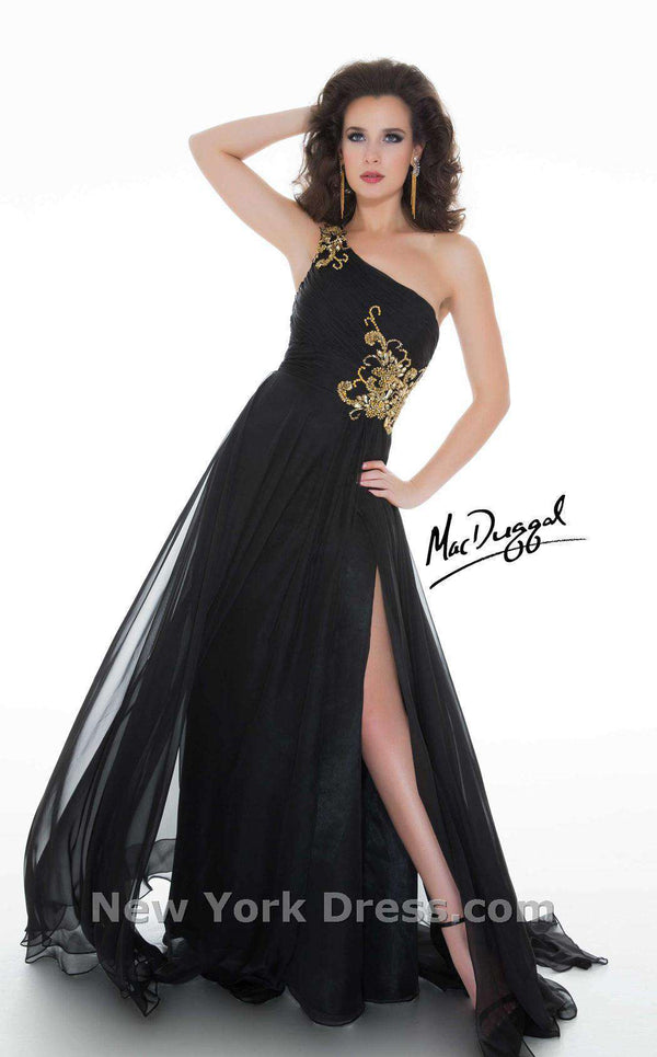 Mac Duggal 64403M Black/Gold