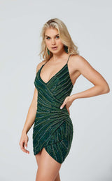 9 of 9 Primavera Couture 3506 Dress Forest-Green