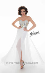 2 of 2 Mac Duggal 50116M Ivory/Gold