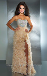 1 of 2 Mac Duggal 61201M Nude