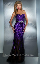 1 of 2 Mac Duggal 85145M Purple