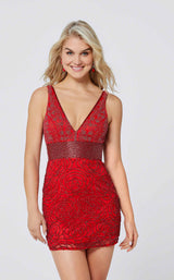 14 of 15 Primavera Couture 3509 Dress Red