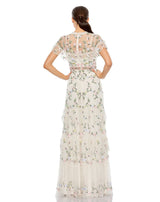 3 of 3 Mac Duggal 35139 Dress Taupe-Multi