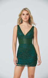 20 of 27 Primavera Couture 3514 Dress Forest-Green