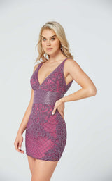 24 of 27 Primavera Couture 3514 Dress Raspberry