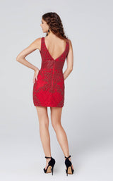 8 of 15 Primavera Couture 3514S Dress Red