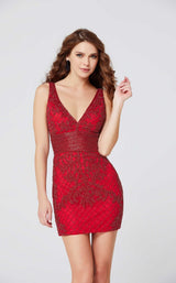 13 of 15 Primavera Couture 3514S Dress Red