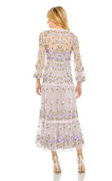 4 of 4 Mac Duggal 35152 Dress Lilac-Multi