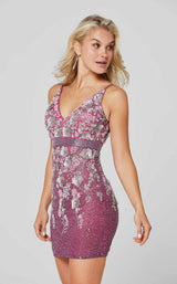 9 of 9 Primavera Couture 3517 Dress Raspberry