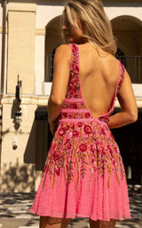 Primavera Couture 3522 Dress Hot-Pink