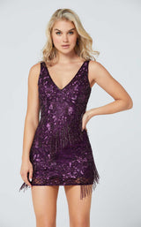 1 of 11 Primavera Couture 3527 Dress Aubergine